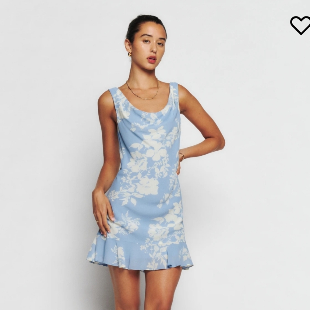 Reformation Rudie Dress Blue NWT Size 8
